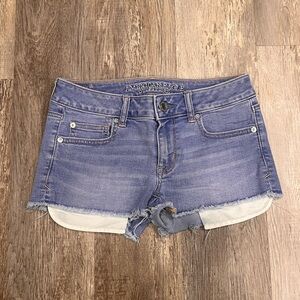 American Eagle Outfitters Women's Super Stretch Shortie Denim Shorts Size 4